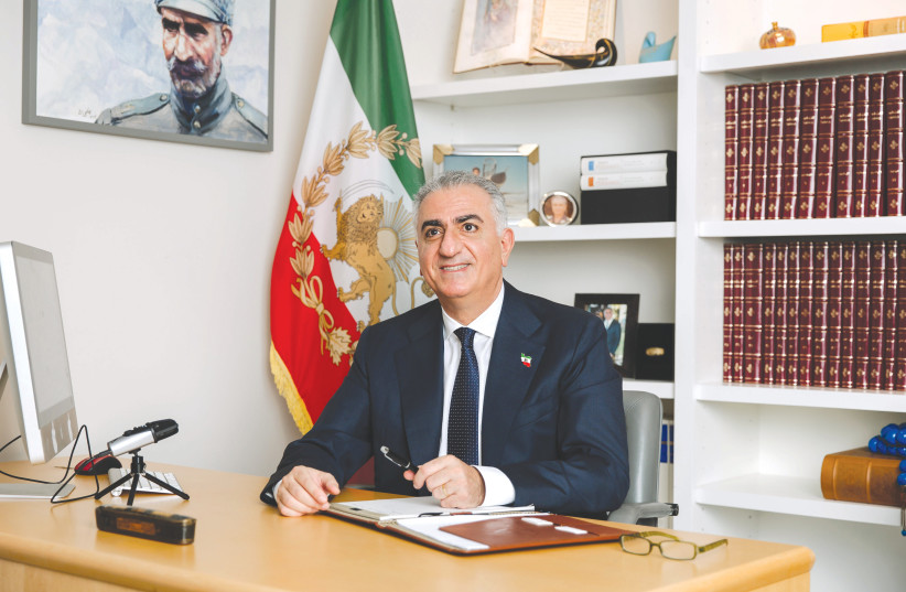  PRINCE REZA Pahlavi sits in his office in Washington.  (credit: Courtesy/Secretariat of Reza Pahlavi)