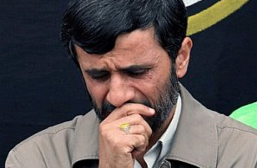 Ahmadinejad 298.88 (photo credit: AP)