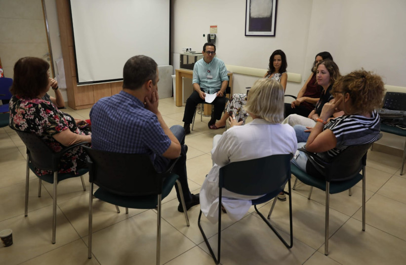 Professional meeting of mental health teams at Rambam.