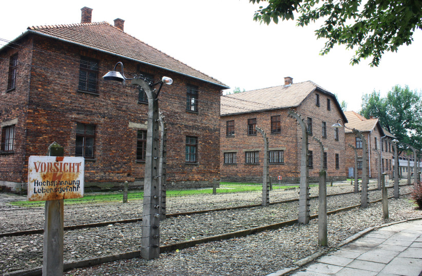  Auschwitz concentration camp in Oświęcim (photo credit: Wikimedia Commons)