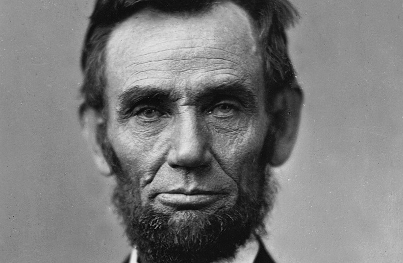  Alexander Gardner’s portrait of Abraham Lincoln, taken on November 8, 1863. (photo credit: WIKIPEDIA)