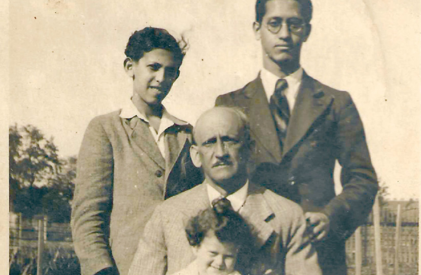  Sitton’s family before the Holocaust. She is on her father’s lap. (photo credit: COURTESY RUTH SITTON)
