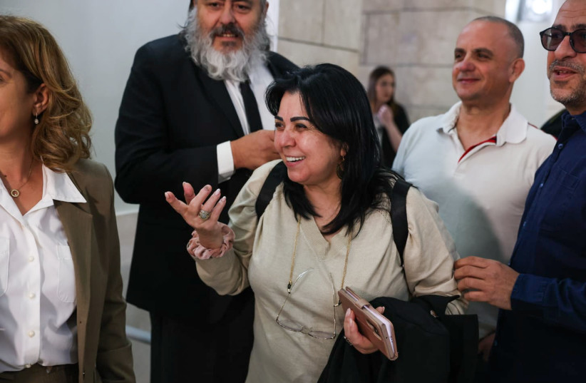 Ilana Rada, mother of the late Tair Rada, is seen outside the Nazareth courthouse following the acquittal of Roman Zadorov, who she did not believe had murdered her daughter, March 30, 2023. (credit: DAVID COHEN/FLASH 90)