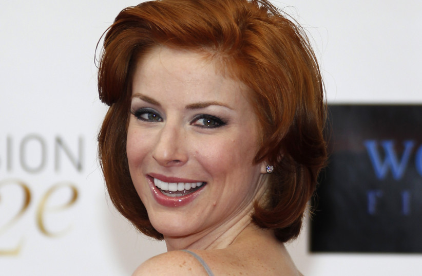 US actress Diane Neal poses during the opening ceremony of the 52nd Monte-Carlo Television Festival in Monaco June 10, 2012 (photo credit: ERIC GAILLARD/REUTERS)