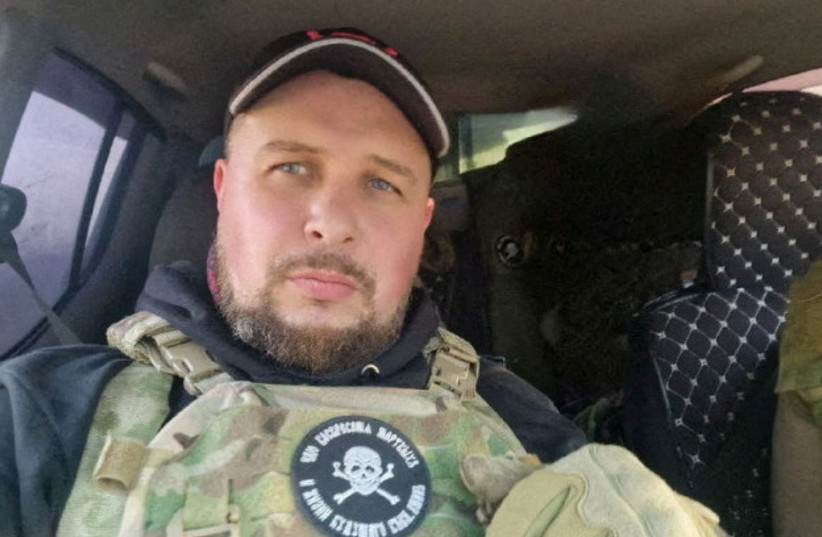  A well-known Russian military blogger, Vladlen Tatarsky, is seen in this undated social media picture obtained by Reuters on April 2, 2023 (photo credit: REUTERS)