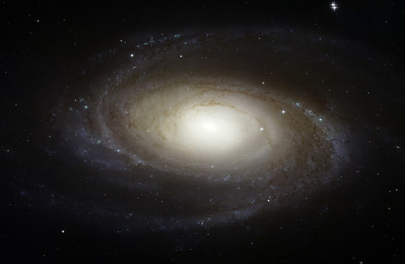  The spiral galaxy Messier 81 (Illustrative). (photo credit: Wikimedia Commons)