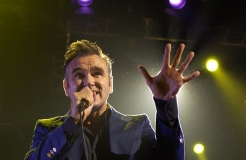  MORRISSEY in performance. (credit: Courtesy Shuki Weiss)