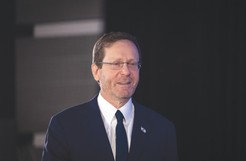  ENTRUST THE dialogue to those – such as President Isaac Herzog – whose goal is building the greater ‘us’ rather than widening the gap between ‘us and them,’ say the writers.  (photo credit: YONATAN SINDEL/FLASH90)