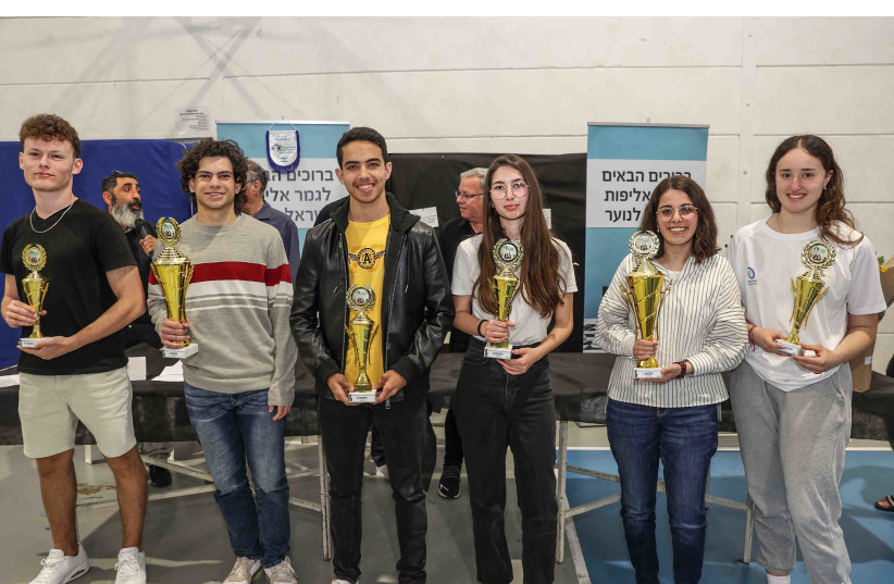  Six of the champions from the chess championship for young Israelis. (photo credit: Israel Chess Federation)