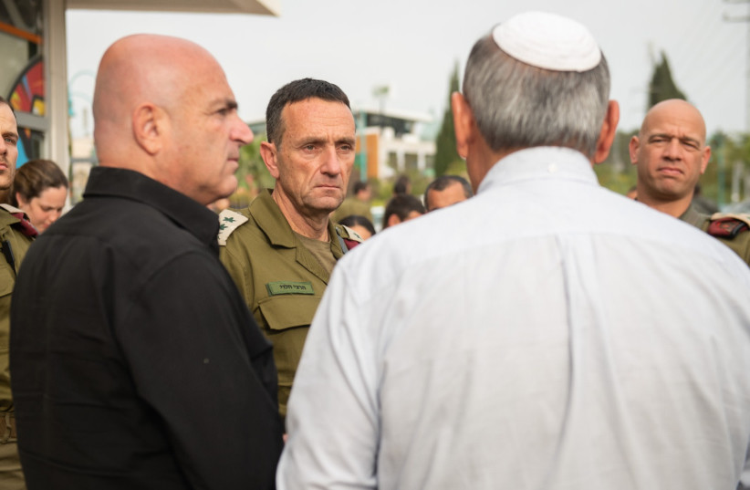  IDF Chief of Staff Lt.-Gen Herzi Halevi seen in northern Israel on April 7, 2023 (photo credit: IDF SPOKESPERSON'S UNIT)