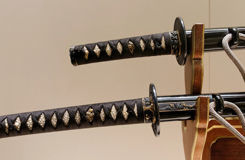  Katana sword handles. (photo credit: The World History Encyclopedia)