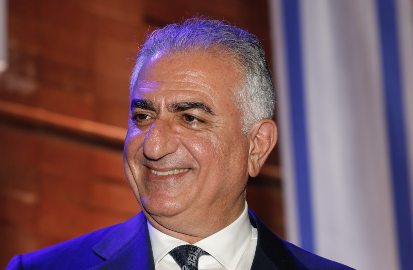  Reza Pahlavi, Crown Prince and son of the late Mohammad Reza Shah of Iran, attending the Holocaust Remembrance Ceremony 2023 in Yad Vashem. (photo credit: MARC ISRAEL SELLEM/THE JERUSALEM POST)