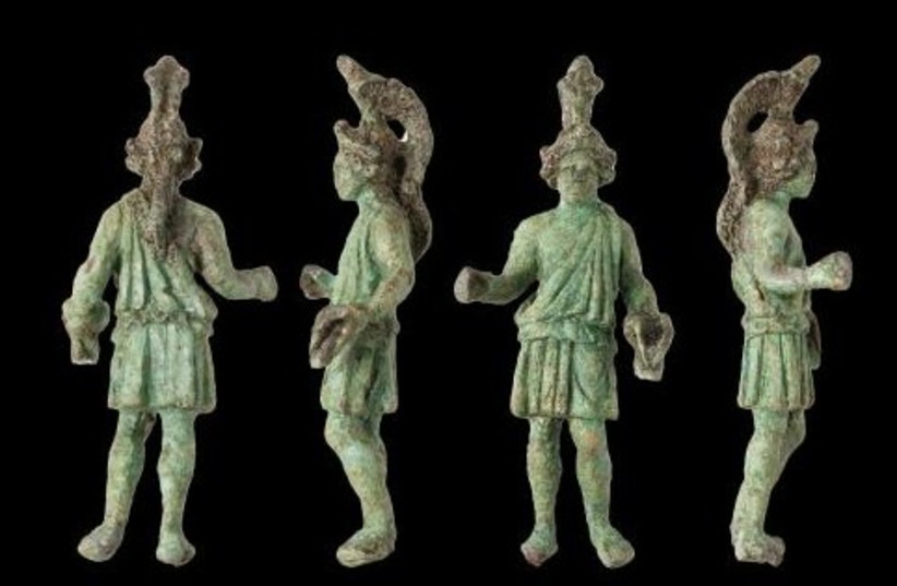 Figurines found near the excavation site in Rennes, France. (photo credit: Wikimedia Commons)