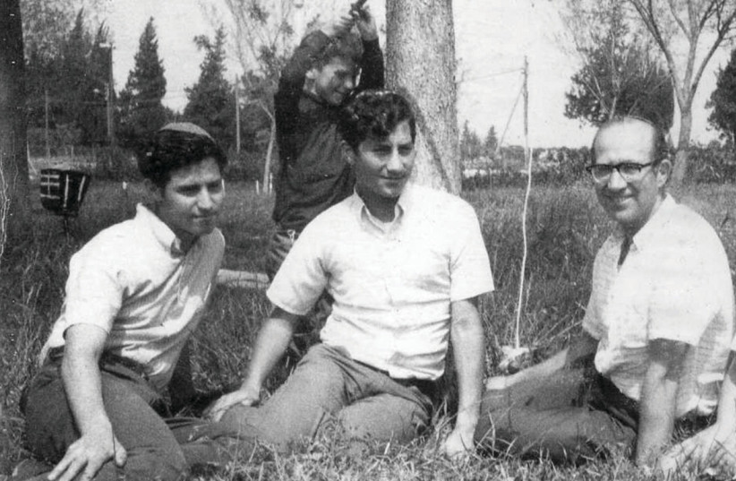  WITH SONS (L-R) Nachum, Etan and Simcha, 1969.  (credit: Z. Dor-Shav)