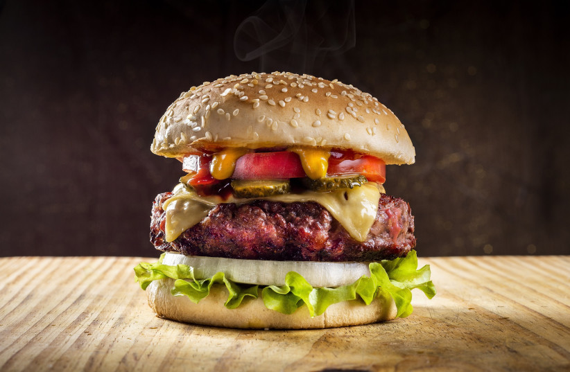  Hamburger: Is it healthy, or is it junk food? (Illustrative) (photo credit: PIXABAY)