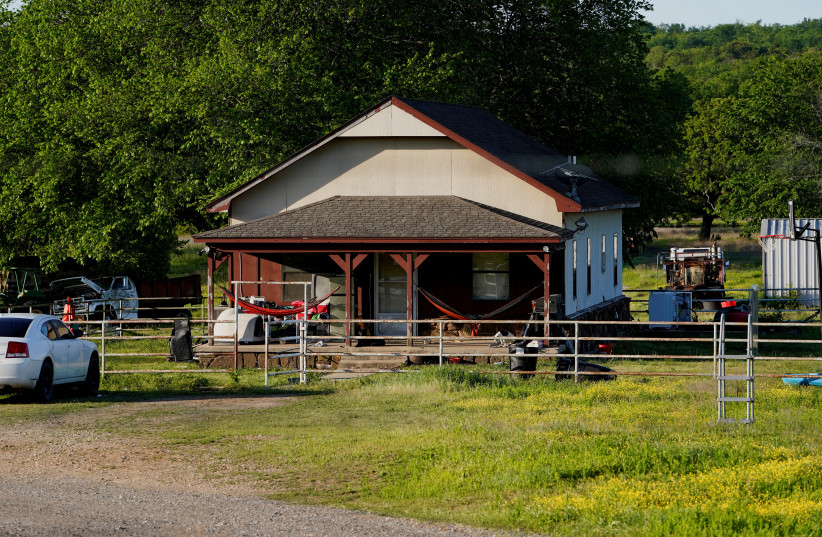 A general view of the property where the bodies of seven people, including two missing teens and a convicted sex offender, were found in Henryetta, Oklahoma, U.S. May 2, 2023. (photo credit: Nick Oxford/Reuters)