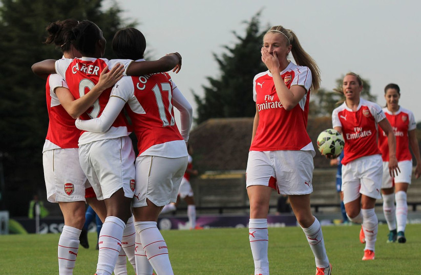  The Arsenal women's team (Illustrative). (photo credit: Wikimedia Commons)