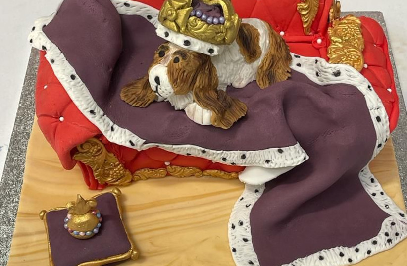  A CAKE created by the writer’s cousin for a coronation baking competition. (credit: Aimee Sandler)