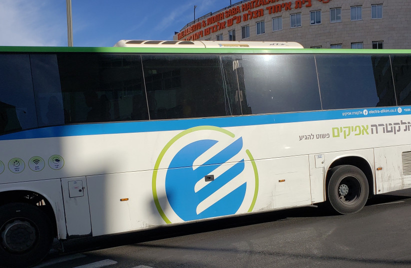  Illustrative image of an Electra-Afikim bus. (photo credit: Wikimedia Commons)
