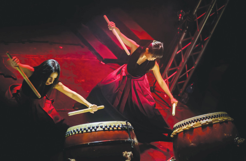  THE ANCIENT Art of taiko drumming.  (photo credit: Vladimir Popov)