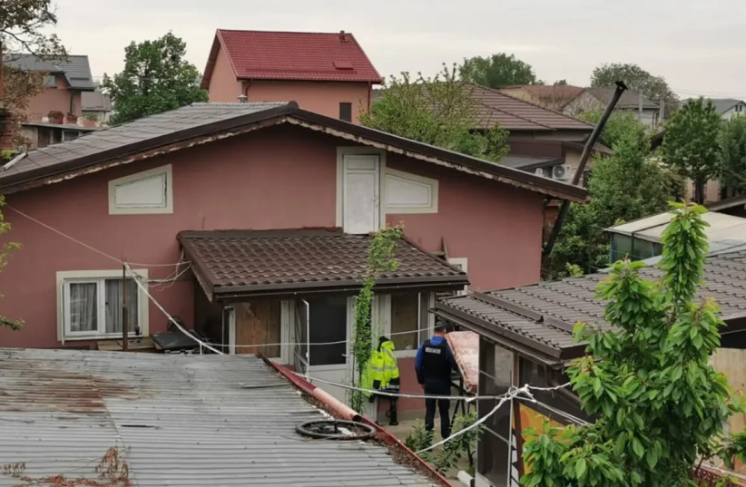  An apartment in Romania where the father threatened to blow up his apartment. (photo credit: ISRAEL POLICE/VIA MAARIV)