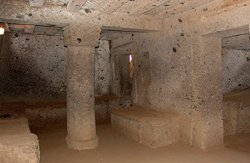  Illustrative image of an underground tomb. (photo credit: PXFUEL)