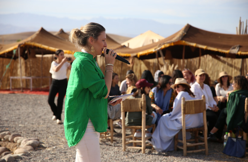  Aviva Steinberger attends an exclusive event bringing women business leaders from across the region together for collaborative dialogue around shared, pressing challenges in Morocco in late April 2023.   (photo credit: START-UP NATION CENTRAL)