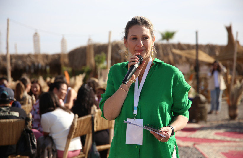  Aviva Steinberger attends an exclusive event bringing women business leaders from across the region together for collaborative dialogue around shared, pressing challenges in Morocco in late April 2023.   (credit: START-UP NATION CENTRAL)