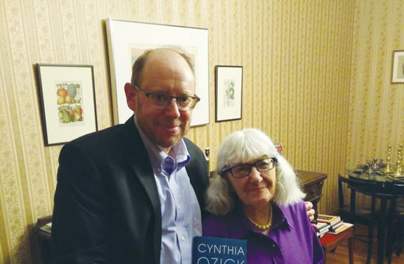  THE WRITER visits Cynthia Ozick at her home, in 2016.  (photo credit: Courtesy Cynthia Ozick)