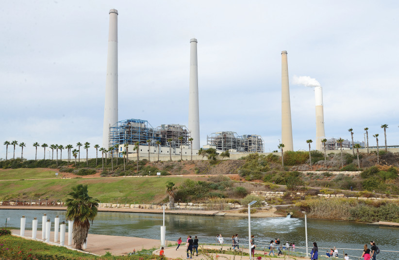  THE OROT Rabin Electricity power station in Hadera. (photo credit: GILI YAARI/FLASH90)
