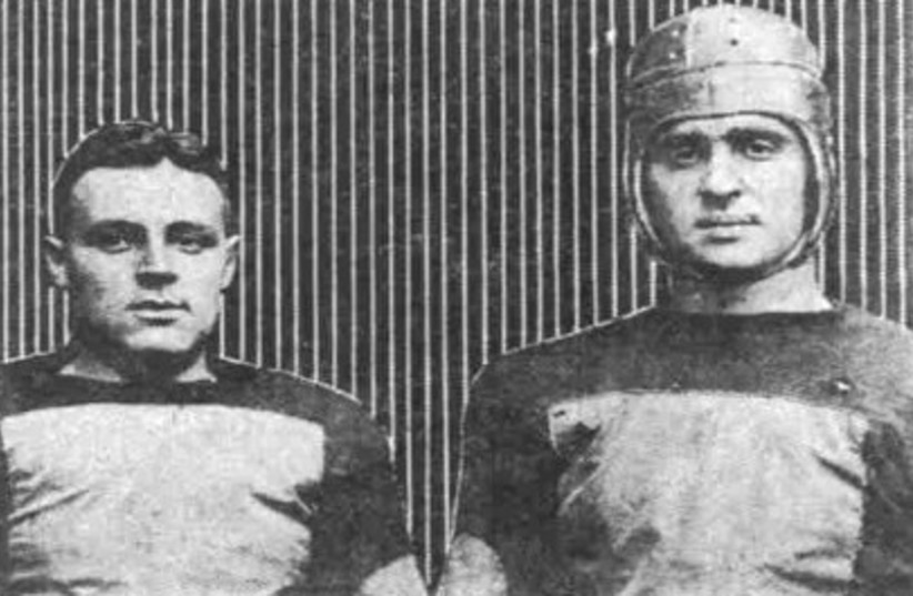  Arnold Horween, right, and Ralph Horween, left, in 1919.  (photo credit: Wikimedia Commons)