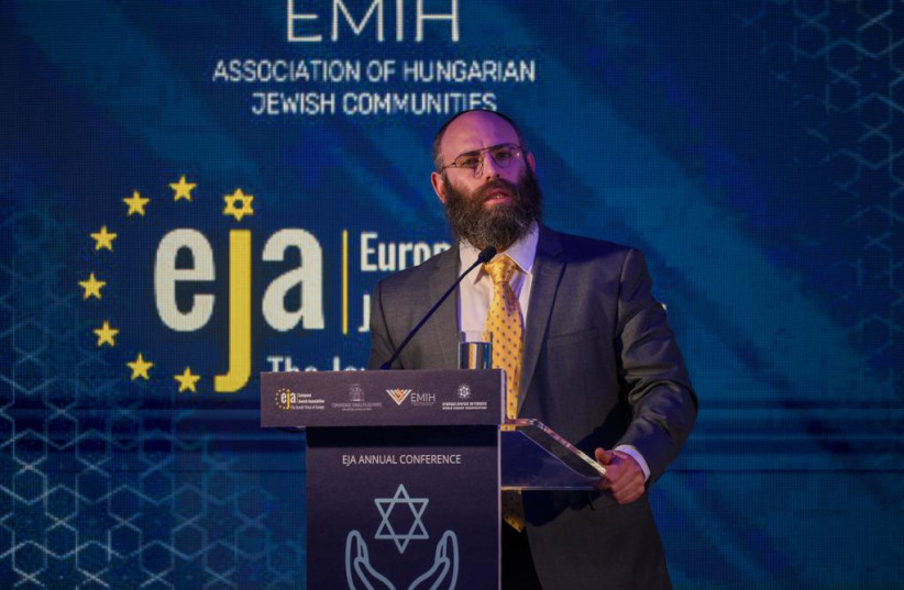   EJA Chairman Rabbi Menachem Margolin (credit: YOAV DUDKEVITCH)