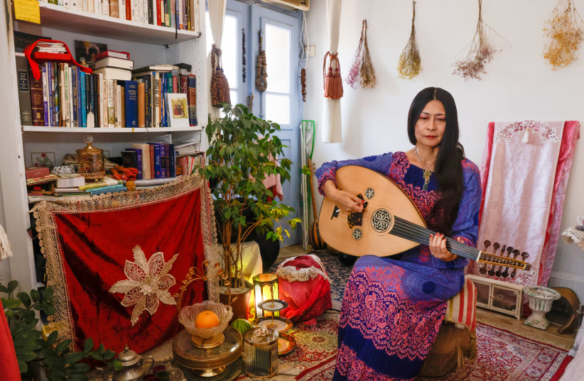  JAPANESE MUSICIAN Yayoi Okaniwa at home in Mea She’arim. (credit: MARC ISRAEL SELLEM)