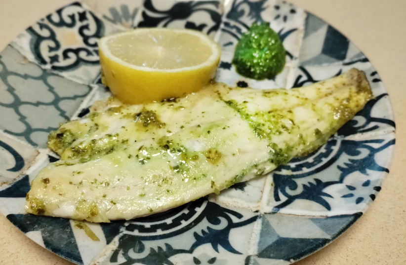  Fish Filet in Pesto Cream Sauce (credit: HENNY SHOR)