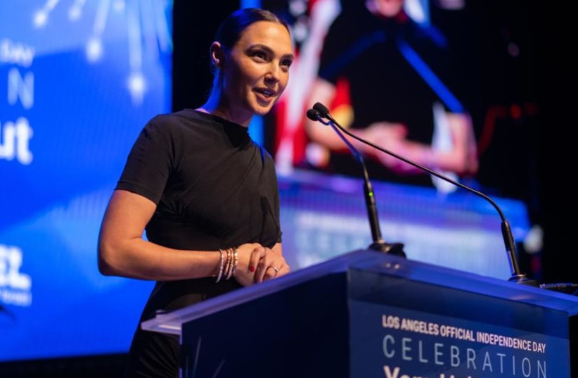  Gal Gadot from the official LA community Israel 75th anniversary celebration (photo credit: EDEN SHOHAT)