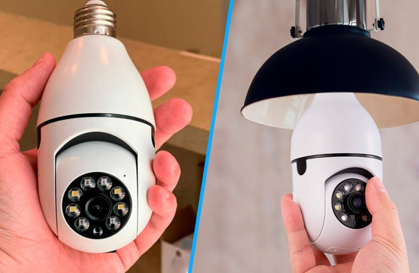 light bulb security camera (photo credit: PR)