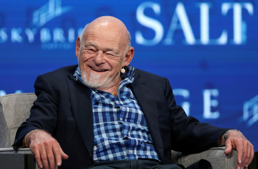  Sam Zell, founder and chairman at Equity Group Investments, speaks during the SALT conference in Las Vegas, Nevada, U.S. May 17, 2017. (photo credit: REUTERS/RICHARD BRIAN)