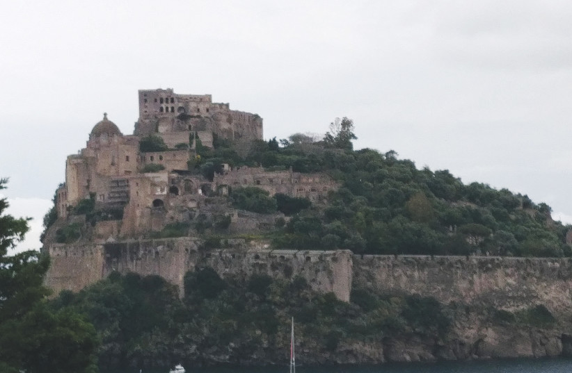  THE ARAGON Castle on Ischia.  (photo credit: ARIELLA MARSDEN)