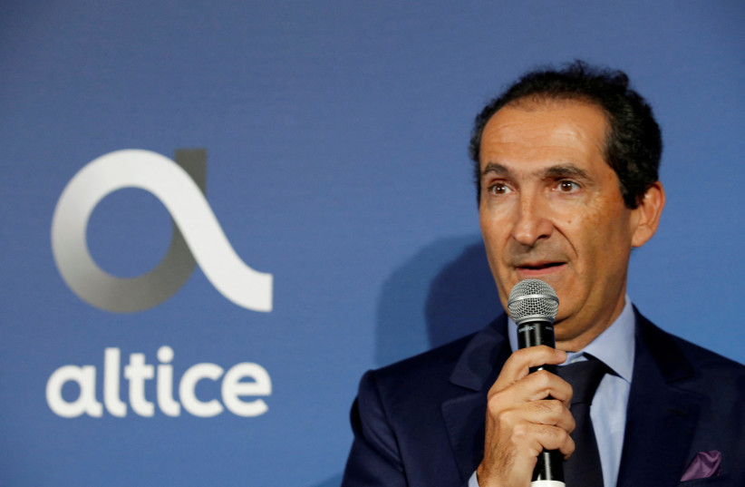  Patrick Drahi, Franco-Israeli businessman and founder of cable and mobile telecoms company Altice Group attends the inauguration of the Altice Campus in Paris, France, October 9, 2018. (photo credit: REUTERS/PHILIPPE WOJAZER)