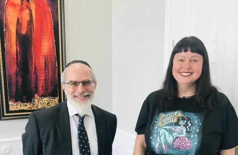 Schoultz completed an Orthodox conversion to Judaism in 2020.  (credit: COURTESY / SCHOULTZ)