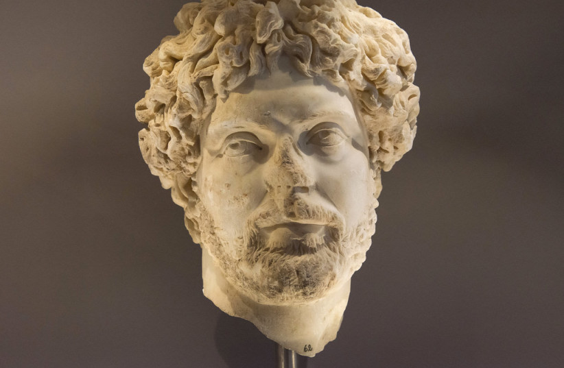  Illustrative image of a Roman-era head sculpture. (photo credit: FLICKR)