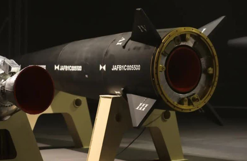  Iran's Fattah hypersonic missile (credit: FARS NEWS AGENCY)