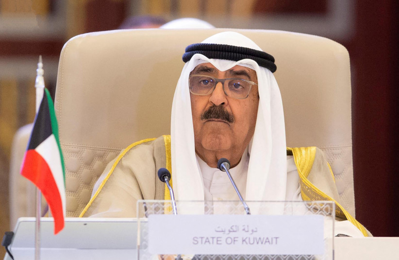  Kuwait's Crown Prince Sheikh Meshal al-Ahmad Al Sabah attends the Arab League Summit in Jeddah, Saudi Arabia, May 19, 2023 (credit: BANDAR ALGALOUD/COURTESY OF SAUDI ROYAL COURT/HANDOUT VIA REUTERS)