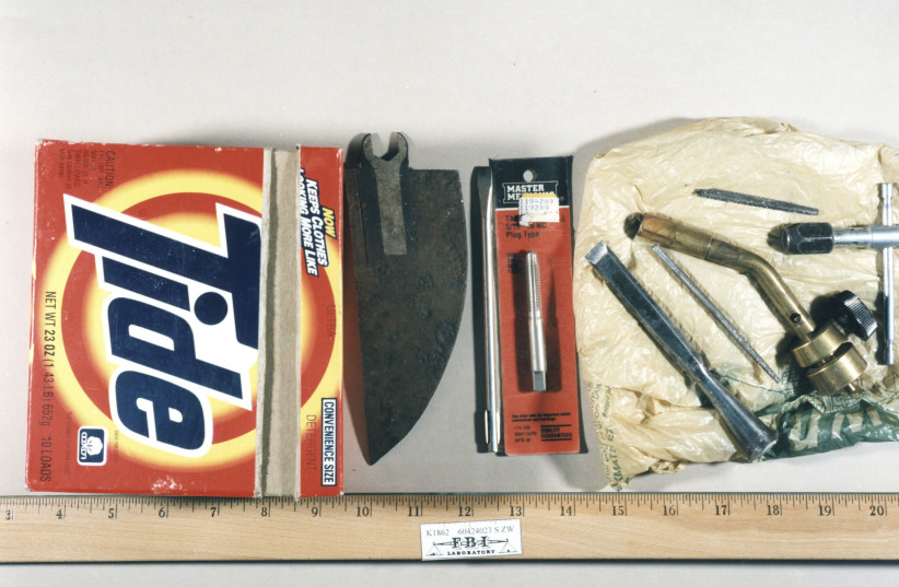 Ted Kaczynski's tools are seen in this photograph released by the US Marshals Service May 12, 2011.  (credit: REUTERS/US Marshals Service/Handout)