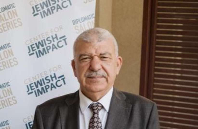  Abderrahim Beyyoudh with the Center for Jewish Impact. (credit: CENTER FOR JEWISH IMPACT)