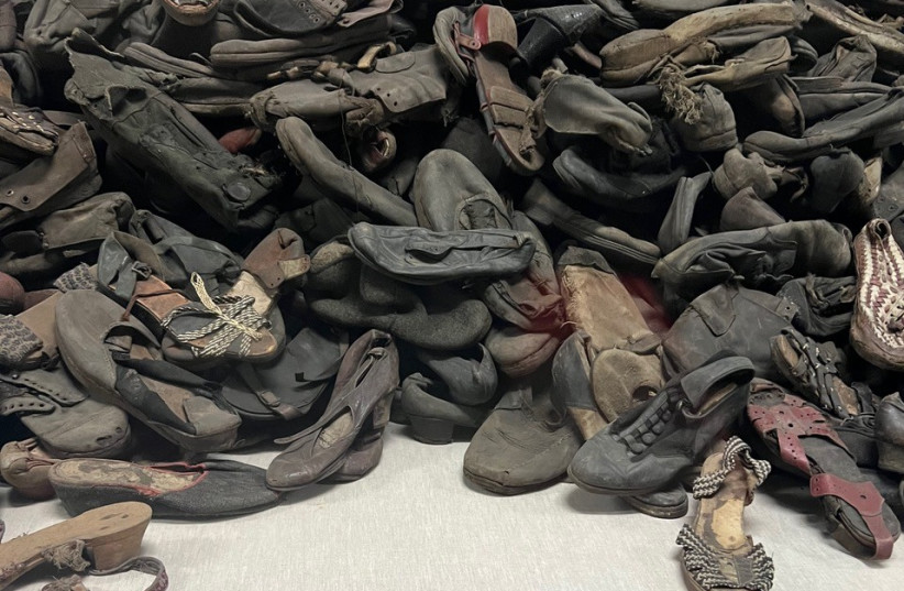  An endless pile of shoes, one of many. (credit: Ismail Hajj Yehye)