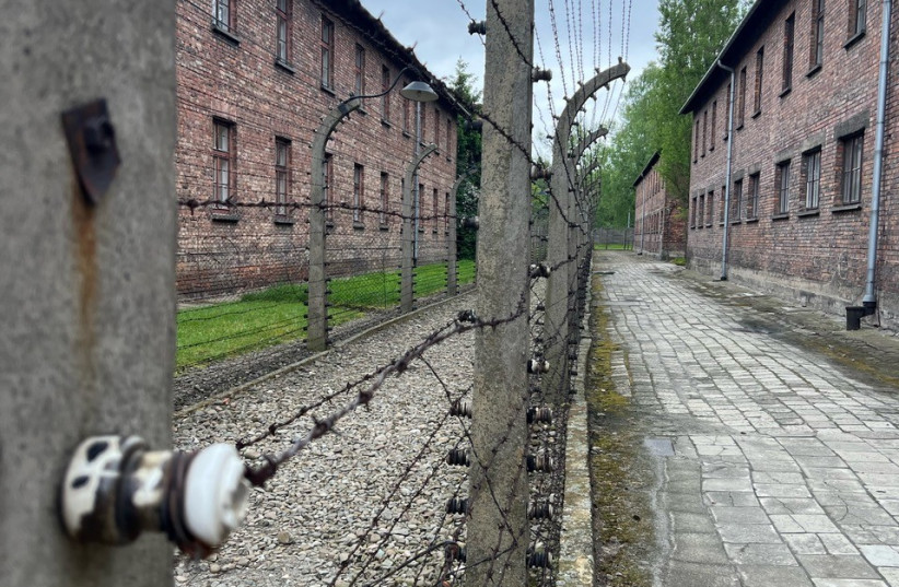  The electric fence at Auschwitz. (credit: Ismail Hajj Yehye)
