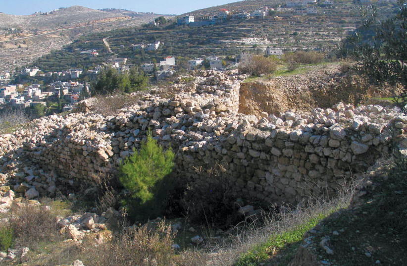  Ancient Betar (Khirbat el-Yahud) near Battir. (credit: Bukvoed/Wikipedia)