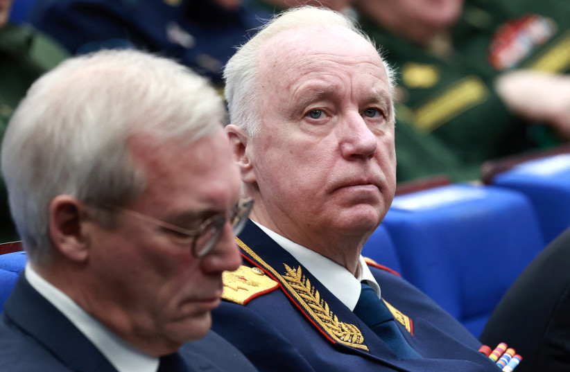  Head of Russia's Investigative Committee Alexander Bastrykin attends an annual meeting of the Defense Ministry Board in Moscow, Russia, December 21, 2022. (credit: Sputnik/Sergei Fadeichev/Pool via REUTERS)