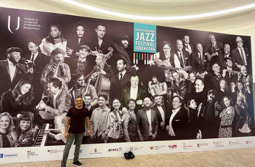  Adam Ben Ezra at the International Jazz Festival, Uzbekistan 2023 (credit: ISRAELI EMBASSY IN TASHKENT)